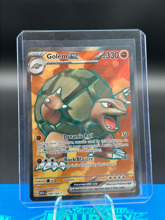 Golem ex - 189/165 - SV: Scarlet & Violet 151 (MEW) Pokémon TCG