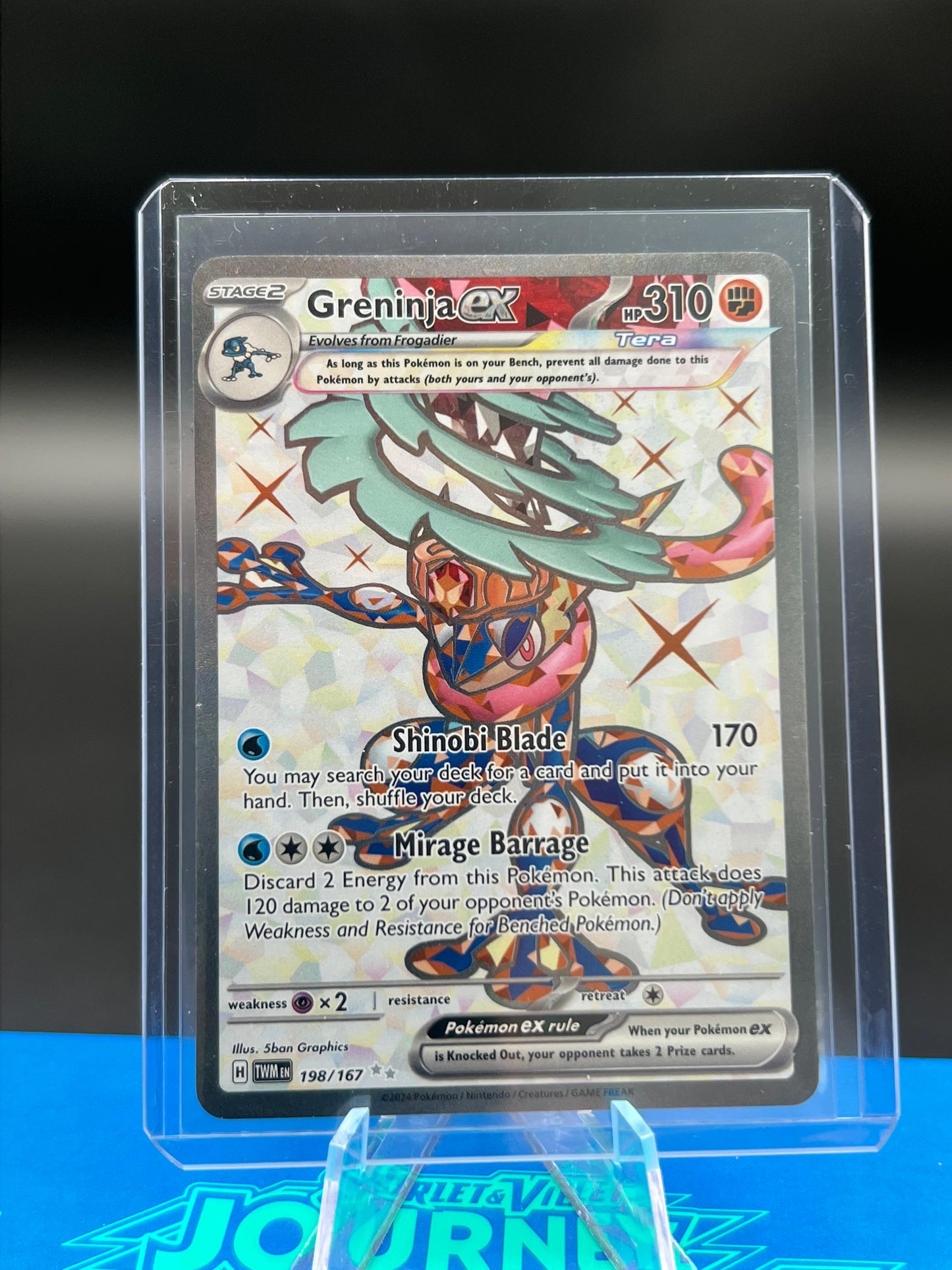 Greninja ex - 198/167 - SV06: Twilight Masquerade (TWM) Pokémon TCG
