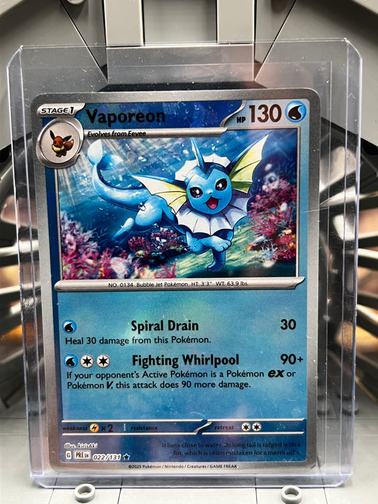 Vaporeon 022/131 (Poke Ball Pattern) - SV: Prismatic Evolutions (PRE) Pokémon TCG