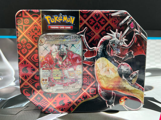 Paldean Fates Tin [Charizard ex] - SV: Paldean Fates (PAF) Pokémon TCG