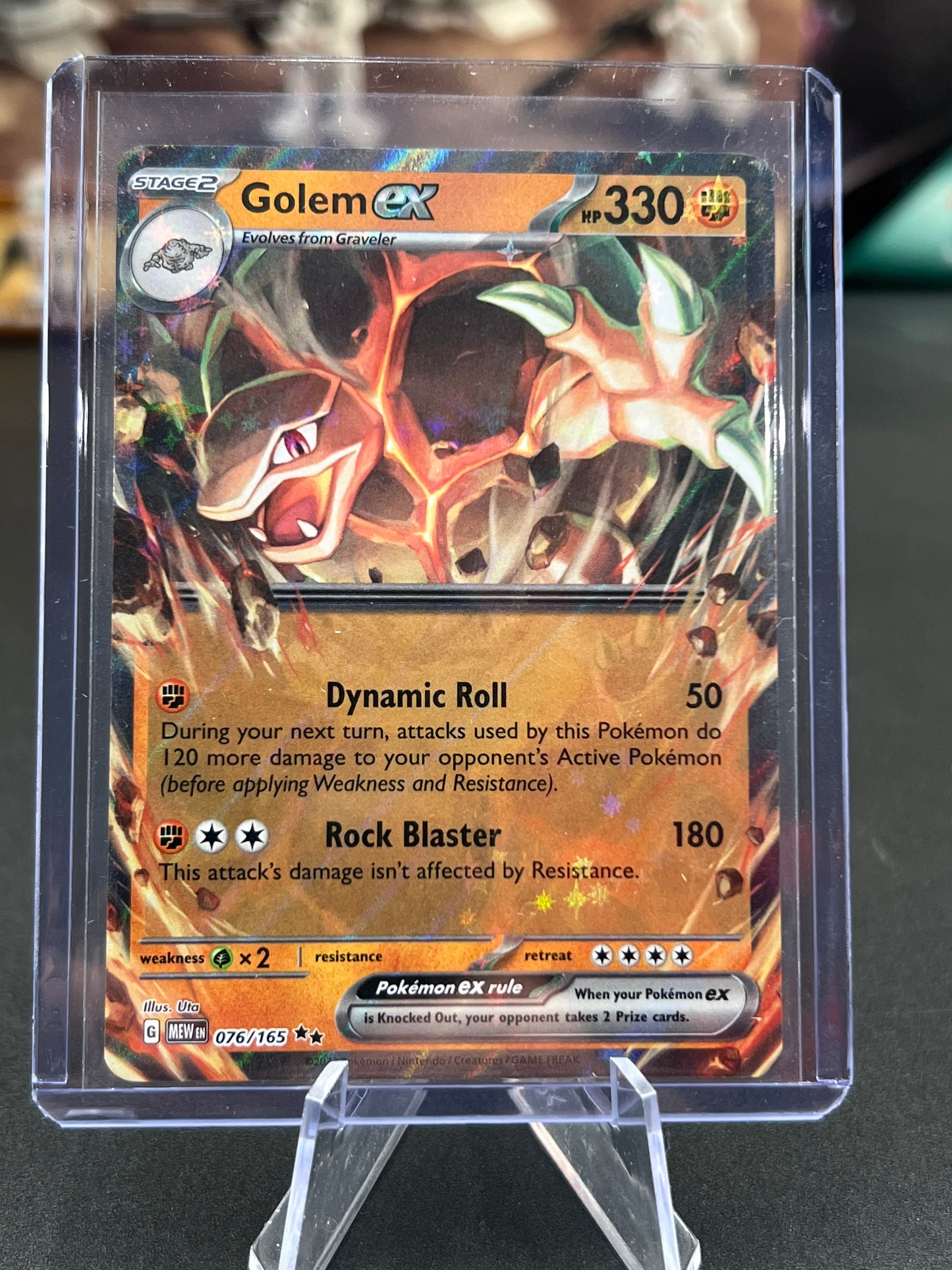 Golem ex - 076/165 - SV: Scarlet & Violet 151 (MEW) Pokémon TCG