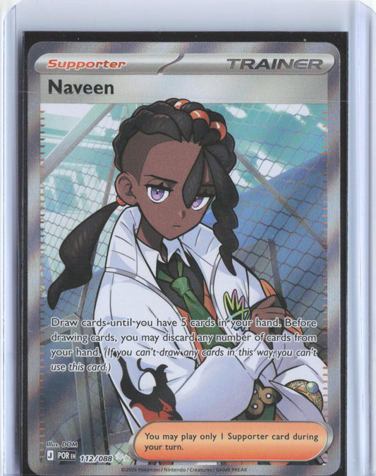 Naveen 112/088 Ultra Rare Perfect Order Pokemon Holo