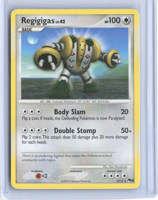 Regigigas 4/17 Rare POP Series 9 Pokemon