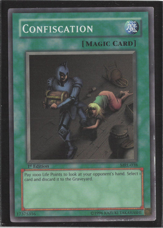 Confiscation MRL-038 Super Rare Magic Ruler Yu-Gi-Oh 1st Edition