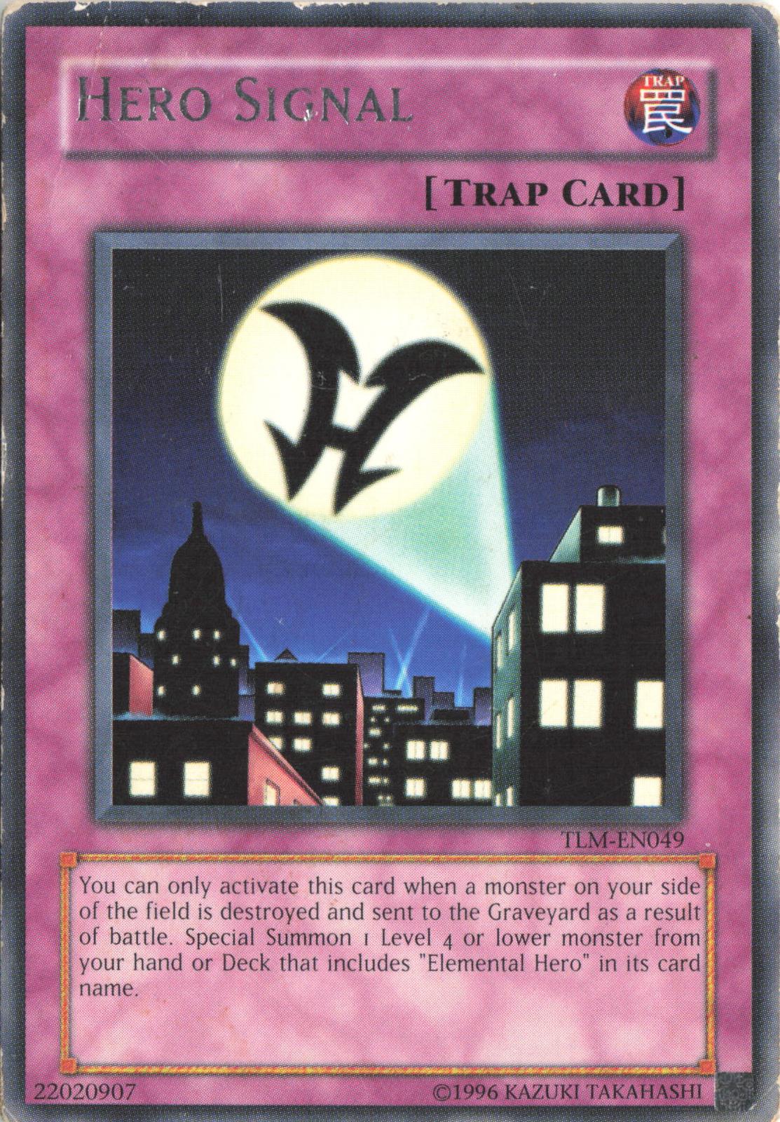 Hero Signal TLM-EN049 Rare The Lost Millennium Yu-Gi-Oh Unlimited