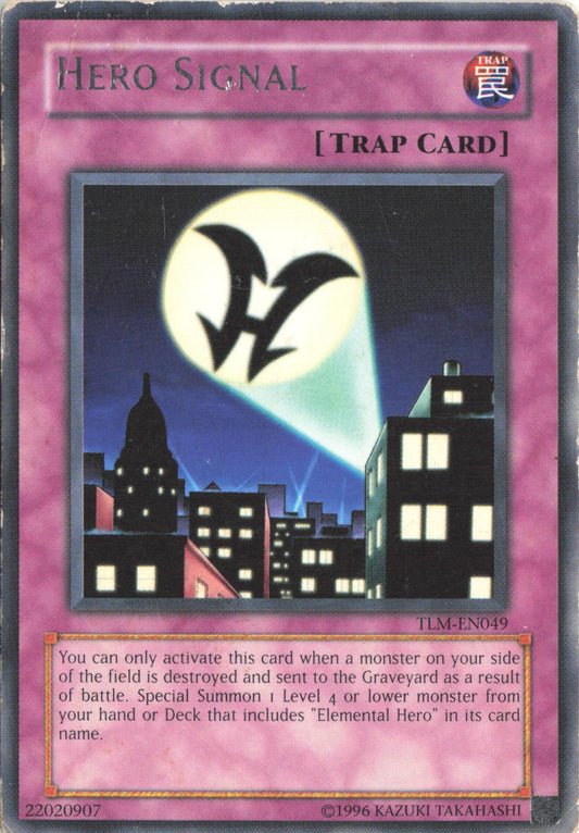 Hero Signal TLM-EN049 Rare The Lost Millennium Yu-Gi-Oh Unlimited