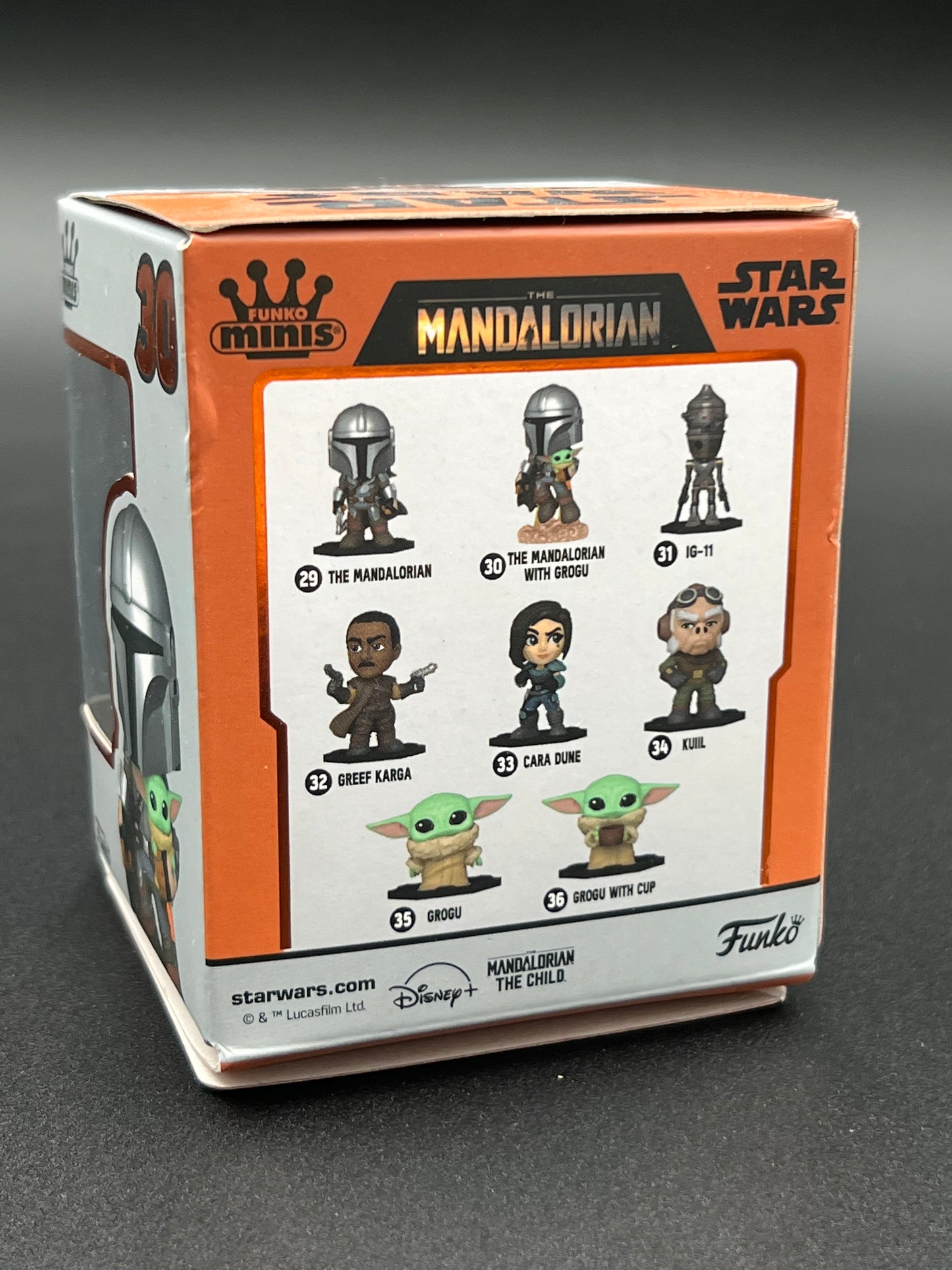 Funko Minis Star Wars The Mandalorian w/ Grogu #30 Bobblehead Figure NEW
