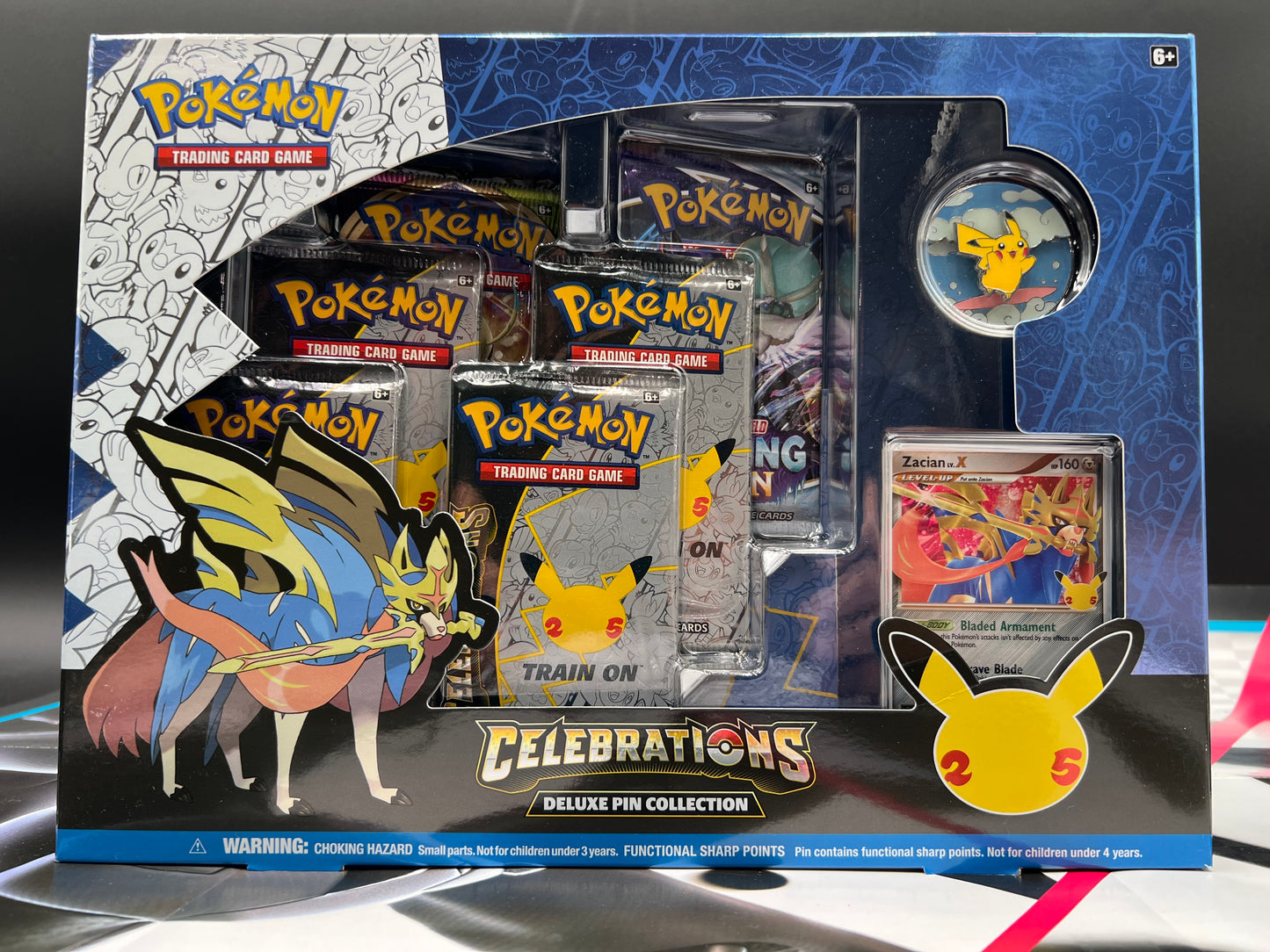 Celebrations Deluxe Pin Collection [Zacian LV. X] - Celebrations (CLB) Pokémon TCG
