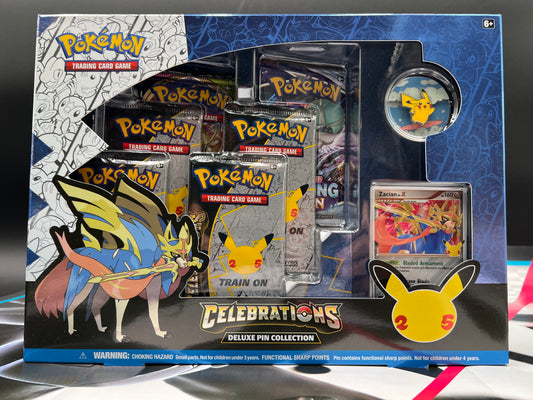 Celebrations Deluxe Pin Collection [Zacian LV. X] - Celebrations (CLB) Pokémon TCG