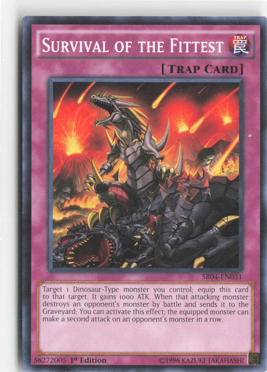 Survival of the Fittest SR04-EN031 Structure Deck: Dinosmasher's Fury Yu-Gi-Oh Unlimited