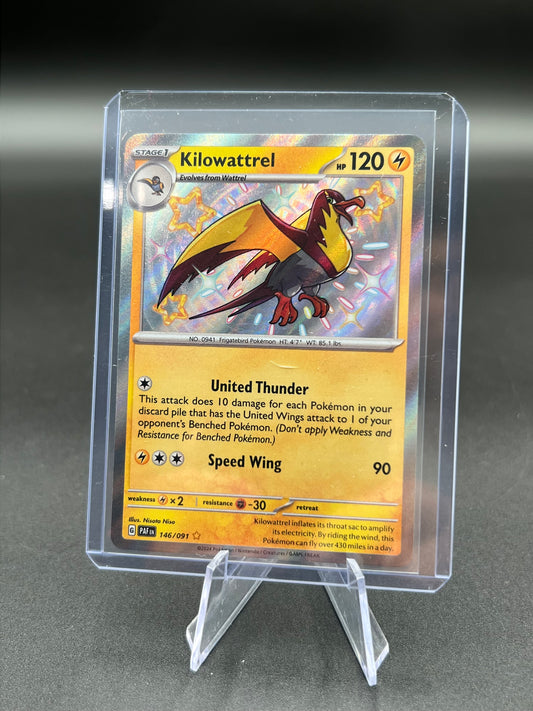 Kilowattrel - 146/091 - SV: Paldean Fates (PAF) Pokémon TCG