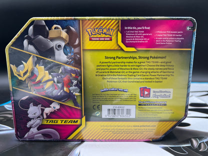 Power Partnership Tin [ Tag Team Lucario & Melmetal GX Promo SM 192 ] - SM - Unified Minds (SM11) Pokémon TCG New