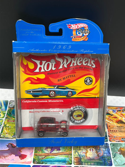 1969 Ford Vicky Hot Wheels 30th Anniversary Commemorative Replica Mattel