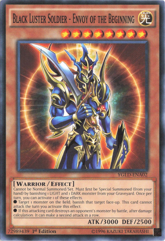 Black Luster Soldier - Envoy of the Beginning YGLD-ENA02 King of Games: Yugi's Legendary Decks Yu-Gi-Oh 1st Edition