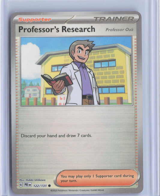 Professor's Research (Poke Ball Pattern) 122/131 Prismatic Evolutions Pokemon