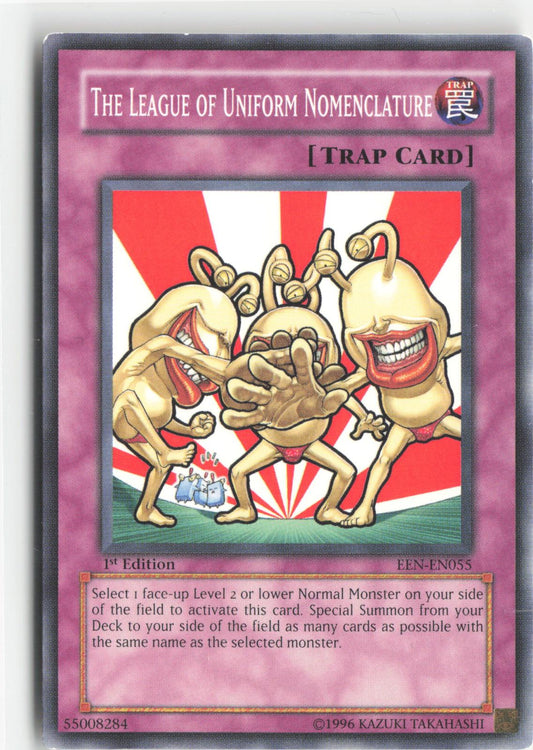 The League of Uniform Nomenclature EEN-EN055 Elemental Energy Yu-Gi-Oh 1st Edition
