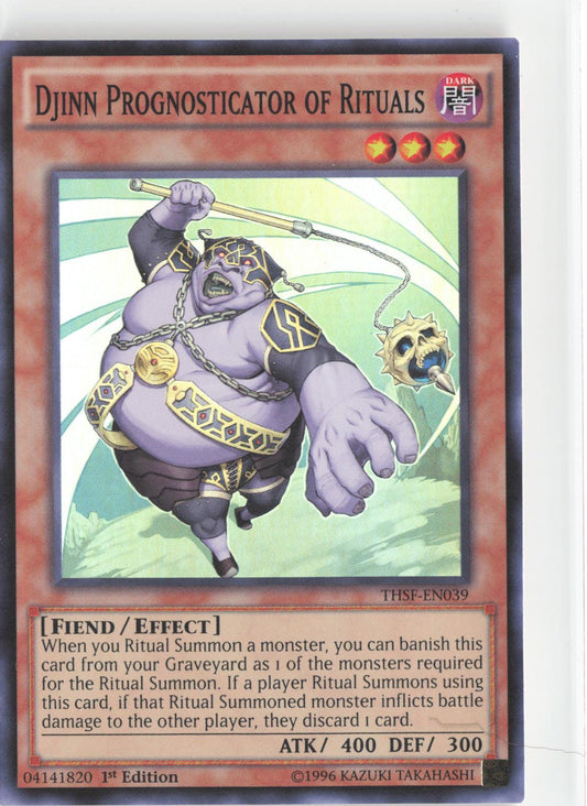 Djinn Prognosticator of Rituals THSF-EN039 The Secret Forces Yu-Gi-Oh 1st Edition