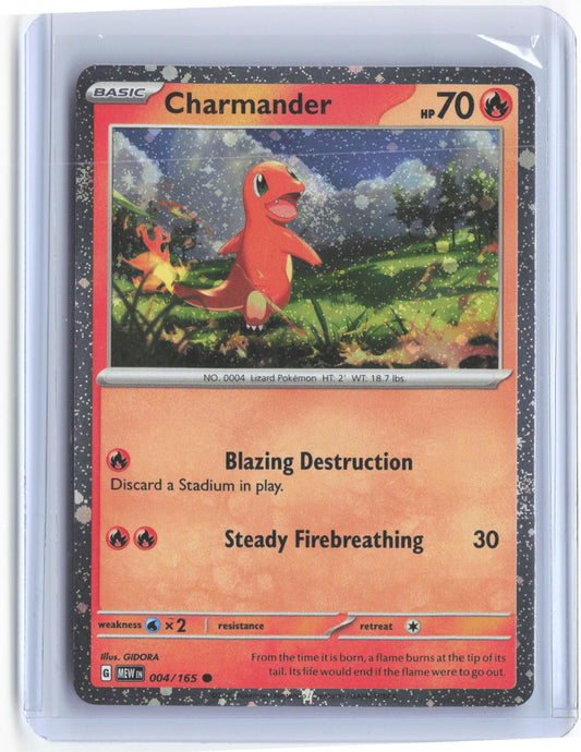 Charmander (Cosmos Holo) 004/165 Promo Miscellaneous Cards & Products Pokemon