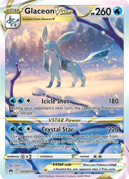 Glaceon VSTAR GG40/GG70 - Crown Zenith: Galarian Gallery (CRZ:GG) Pokémon TCG