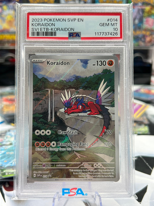 PSA 10 Koraidon - 014 - SV: Scarlet & Violet Promo Cards (SVP) Pokémon TCG
