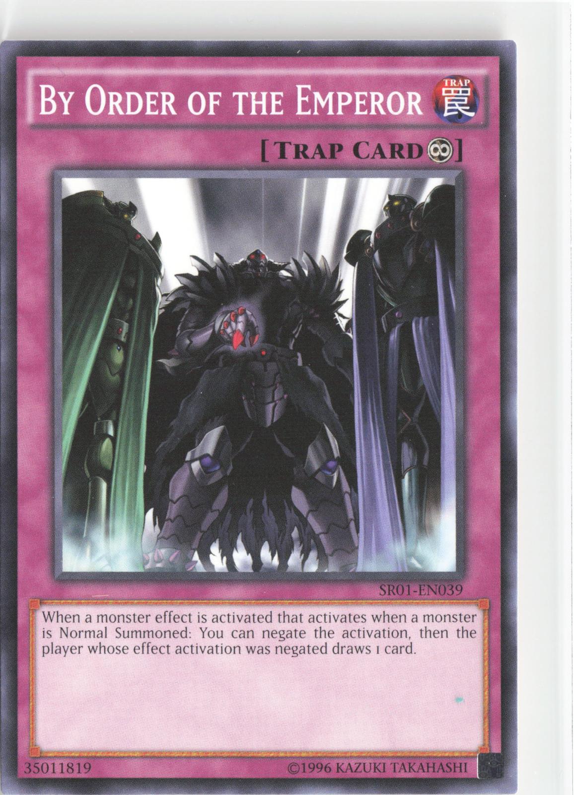 By Order of the Emperor SR01-EN039 Structure Deck: Emperor of Darkness Yu-Gi-Oh Unlimited