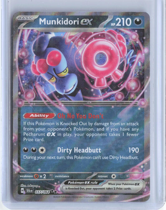 Munkidori ex 037/064 Double Rare Shrouded Fable Pokemon Holo