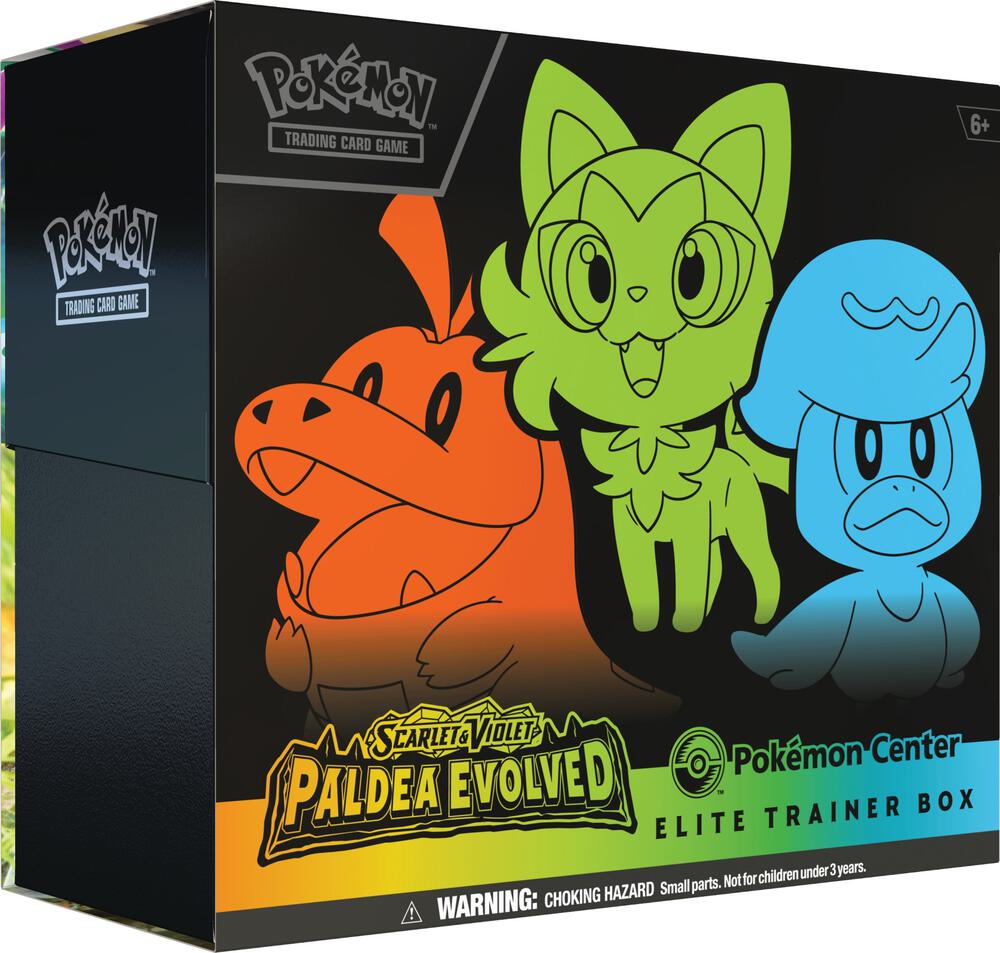 Paldea Evolved Pokemon Center Elite Trainer Box ETB (Exclusive) - SV02: Paldea Evolved (PAL) Pokémon TCG