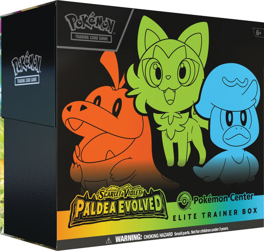 Paldea Evolved Pokemon Center Elite Trainer Box ETB (Exclusive) - SV02: Paldea Evolved (PAL) Pokémon TCG