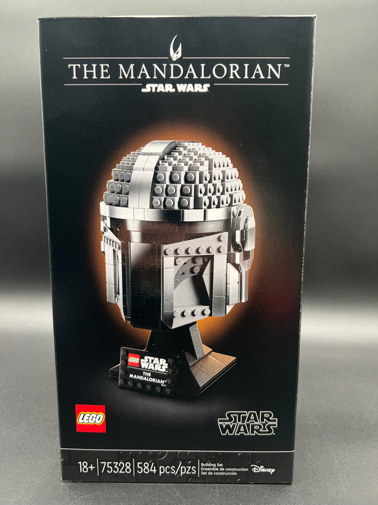 The Mandalorian Helmet 75328 Buildable Model Kit, Display Collectible Decoration Set for Adults, Men, Women, Mom, Dad, Collectible Gift Idea LEGO Star Wars