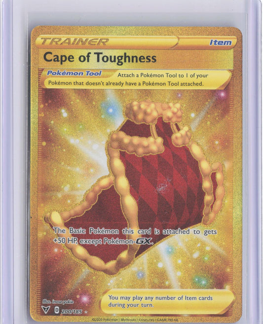 Cape of Toughness 200/185 Secret Rare Vivid Voltage Pokemon Holo