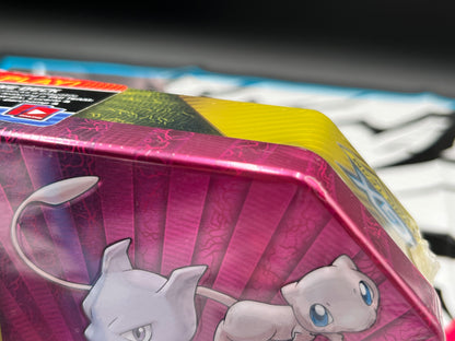 Power Partnership Tin [Tag Team Mewtwo & Mew GX Promo SM 191 ] - SM - Unified Minds (SM11) Pokémon TCG New
