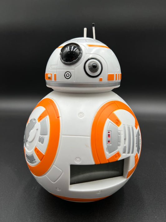 Star Wars BB-8 Alarm Clock Bulb Botz Kids Light-Up LCD Display Digital Clock Untested