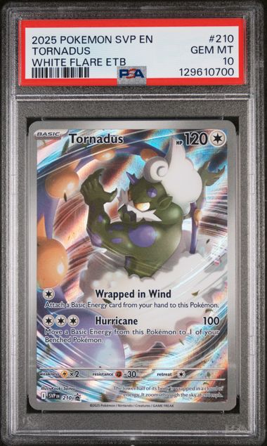 PSA 10 Tornadus - 210 - SV: Scarlet & Violet Promo Cards (SVP) Graded Pokémon TCG