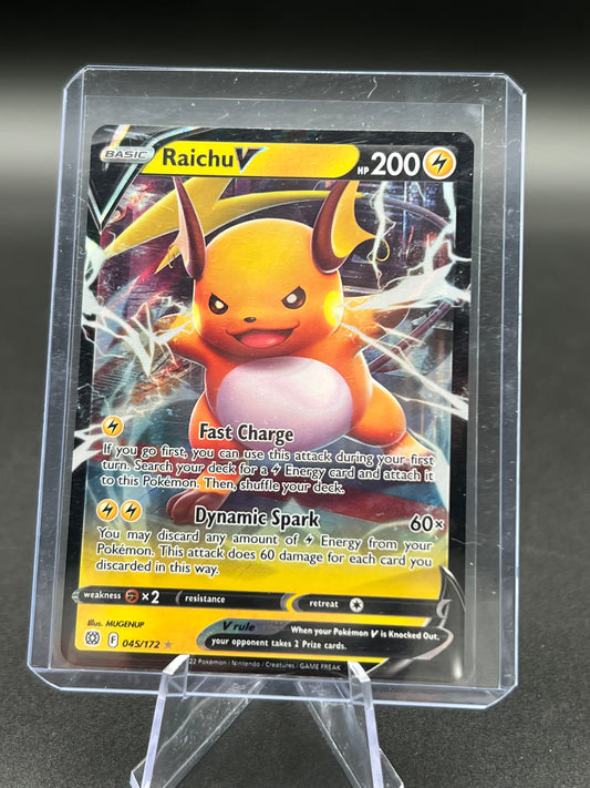 Raichu V 045/172 - SWSH09: Brilliant Stars (SWSH09) Pokémon TCG