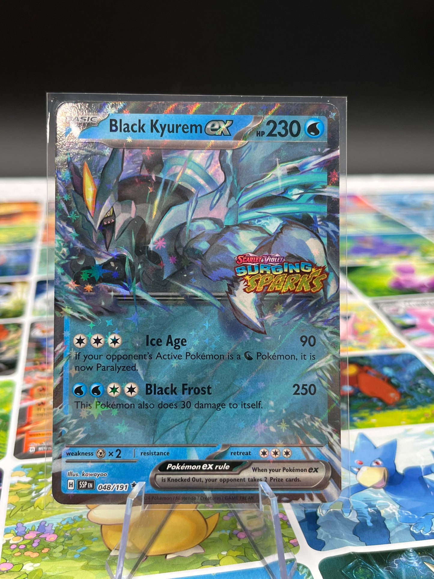Black Kyurem ex 048/191 (Surging Sparks Stamped) - Miscellaneous Cards & Products (MCAP) Pokémon TCG