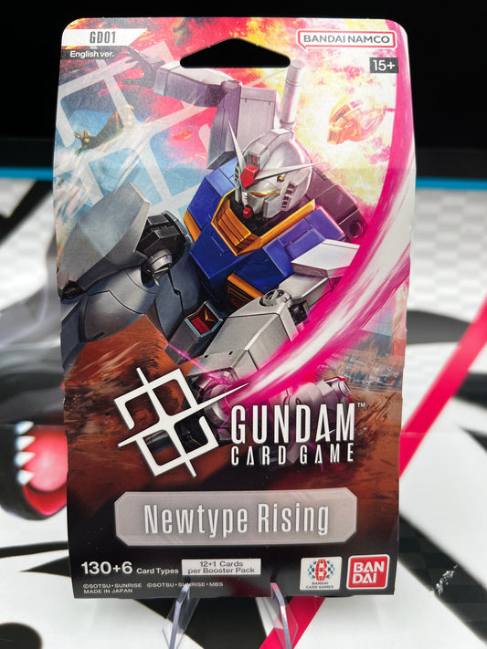 Gundam Newtype Rising Sleeved Booster Pack - Newtype Rising (GD01) Bandai Namco English TCG
