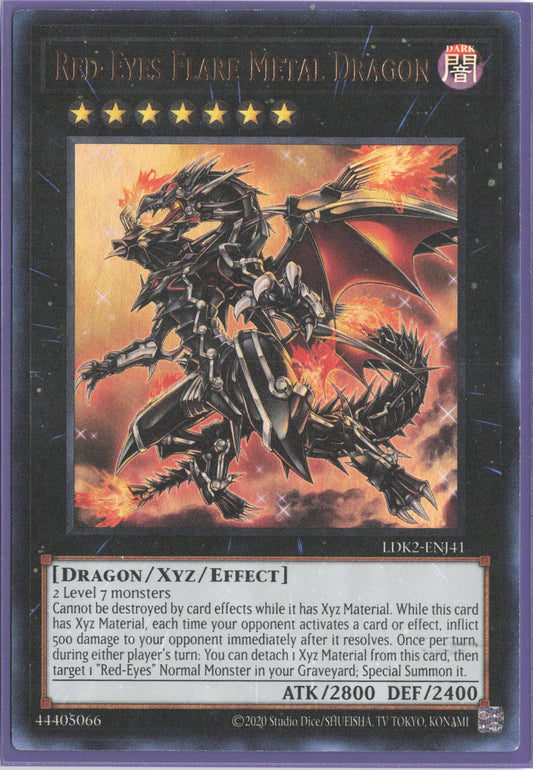 Red-Eyes Flare Metal Dragon LDK2-ENJ41 Legendary Decks II Yu-Gi-Oh Unlimited