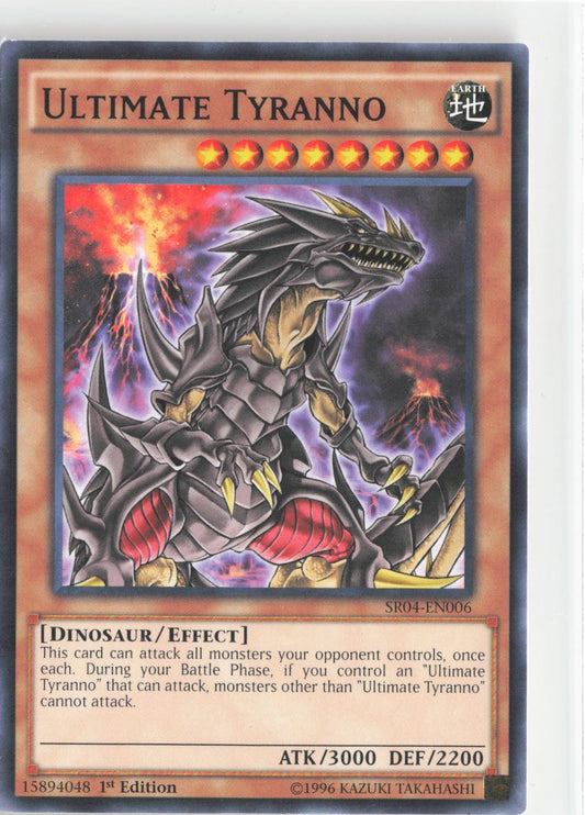 Ultimate Tyranno SR04-EN006 Structure Deck: Dinosmasher's Fury Yu-Gi-Oh 1st Edition