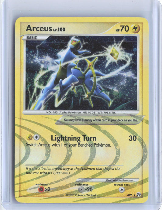 Arceus (AR6) AR6 Holo Rare Arceus Pokemon
