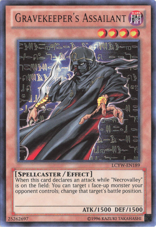 Gravekeeper's Assailant LCYW-EN189 Legendary Collection 3: Yugi's World Yu-Gi-Oh Unlimited