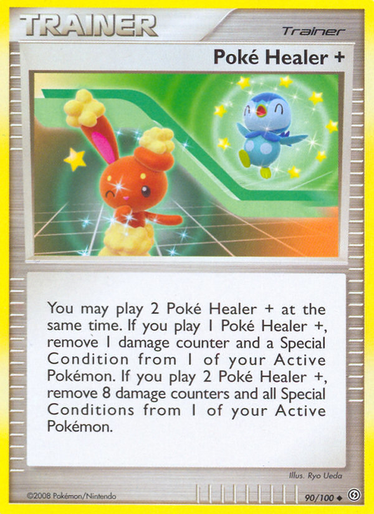 Poke Healer + 90/100 Uncommon Stormfront Pokemon Reverse Holo