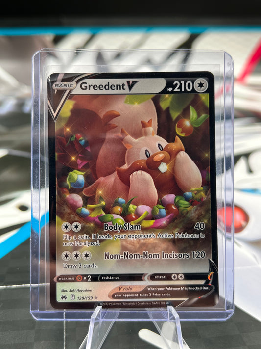 Greedent V 120/159 / Ultra Rare - Crown Zenith (CRZ) Pokémon TCG