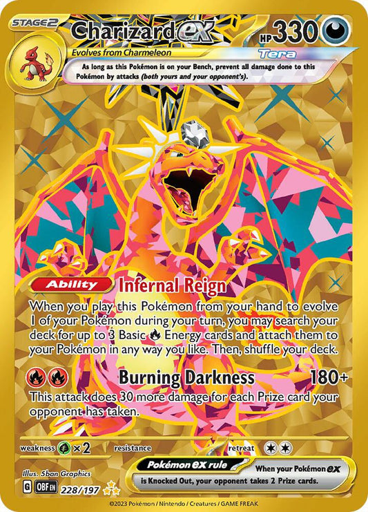 Charizard ex - 228/197 - SV03: Obsidian Flames (OBF) POKÉMON TCG