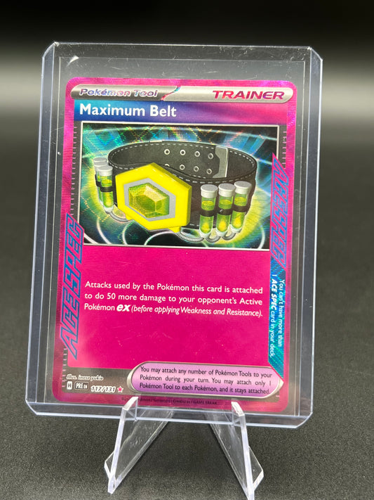Maximum Belt 117/131 - SV: Prismatic Evolutions (PRE) Pokémon TCG
