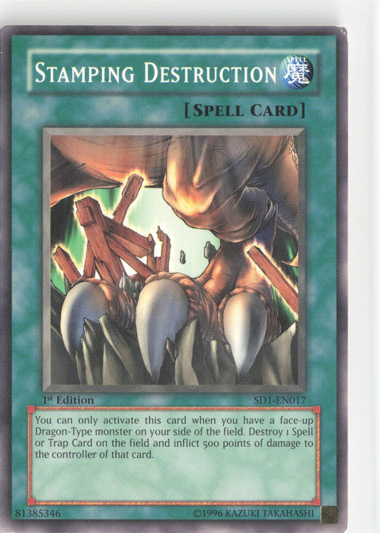 Stamping Destruction LOD-046 Legacy of Darkness Yu-Gi-Oh 1st Edition