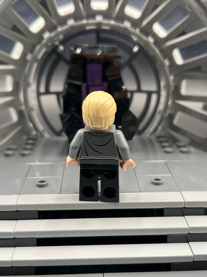 LEGO Harry Potter Draco Malfoy - Slytherin Stripe and Shield Torso, Black Legs Item No: hp115 Set 4841