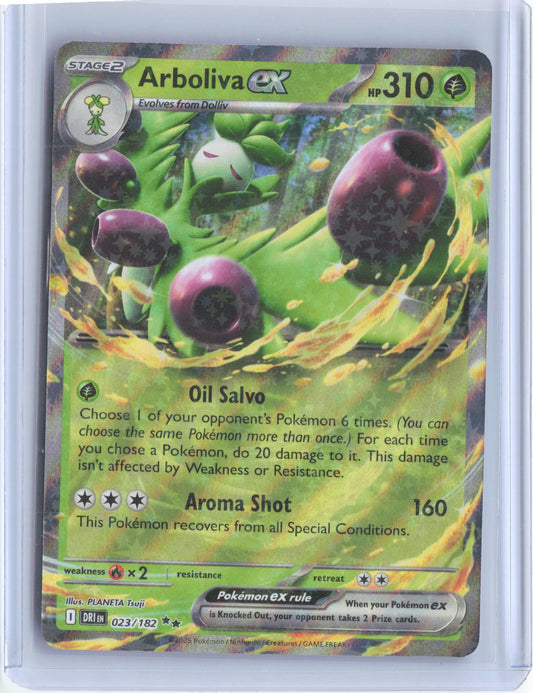 Arboliva ex 023/182 Double Rare Destined Rivals Pokemon Holo