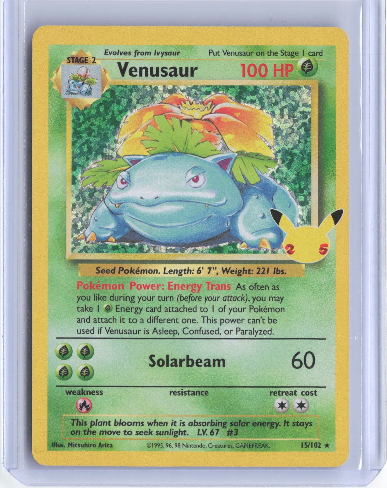 Venusaur Holo Classic Collection Celebrations: Classic Collection 15/102