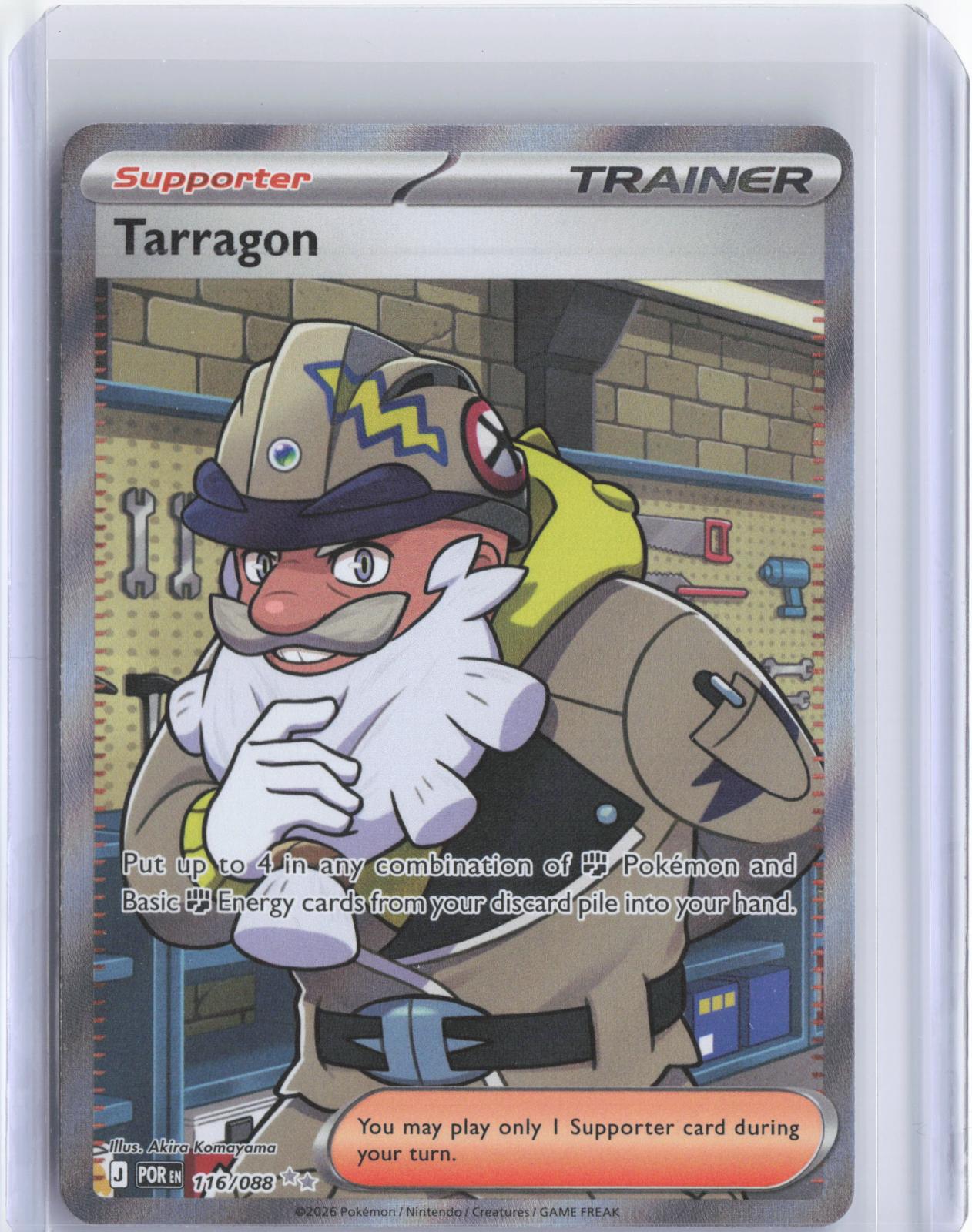 Tarragon 116/088 Ultra Rare Perfect Order Pokemon Holo