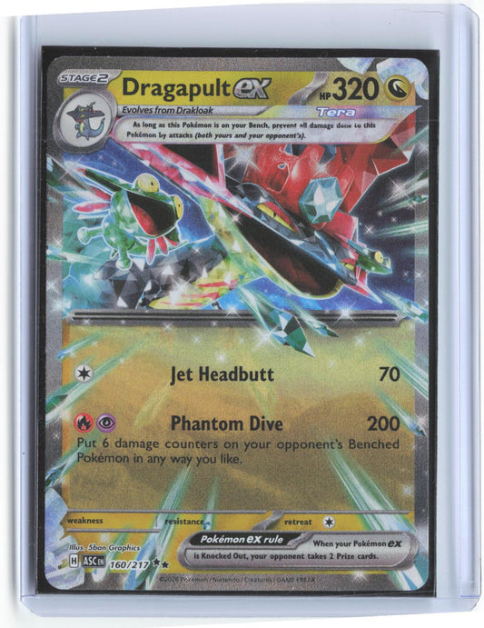 Dragapult ex 160/217 Double Rare Ascended Heroes Pokemon Holo